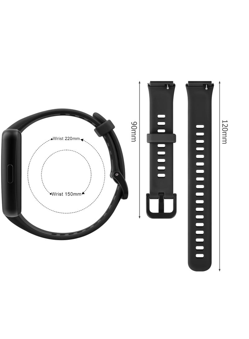 Compatible with Huawei Band 7 / Honor 7 Strap Silicone Watch Band Smartwatch Wristband Replacement Strap  - Image 4