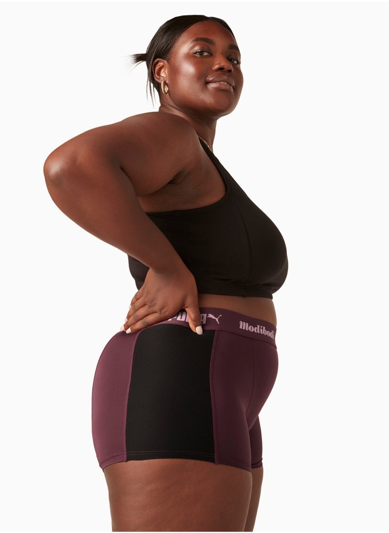 PUMA x Modibodi Womens Active Boyshort (Moderate-Heavy)  - Image 1