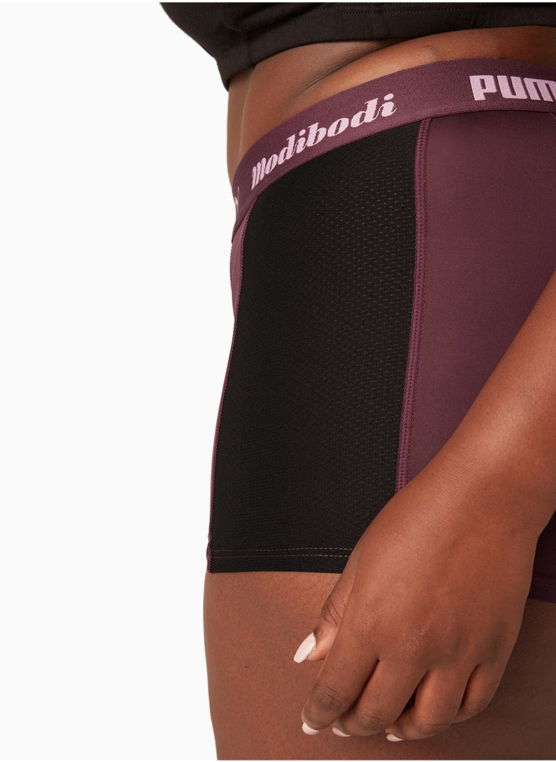 PUMA x Modibodi Womens Active Boyshort (Moderate-Heavy)  - Image 3