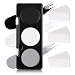 Paminify Black White Light Grey Face Paint 3PCS Sponge Brush3 Colors Gray Body Paint Palette for Zombie Skeleton Vampire CosplaySkull Black White Halloween SFX Makeup Kit21g - Image 2