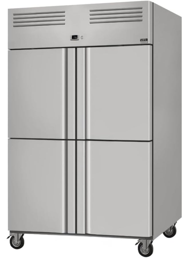Sofia Refrigeration Coreline Upright Four Half Door Stainless Steel Chiller