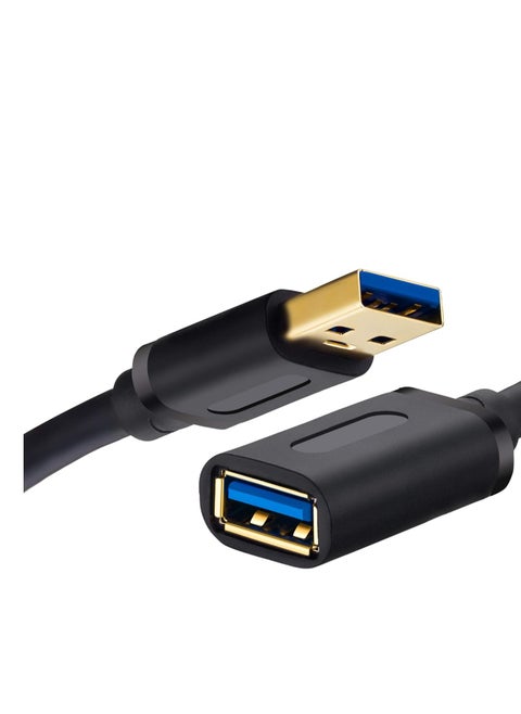 USB Extension Cable 5Mtr,USB A Male to Female Extension Cord USB 3.0 Extender 5Gbps Data Transfer Compatible with Webcam, Phone, USB hub, Mouse, Keyboard, Hard Drive, Headset,