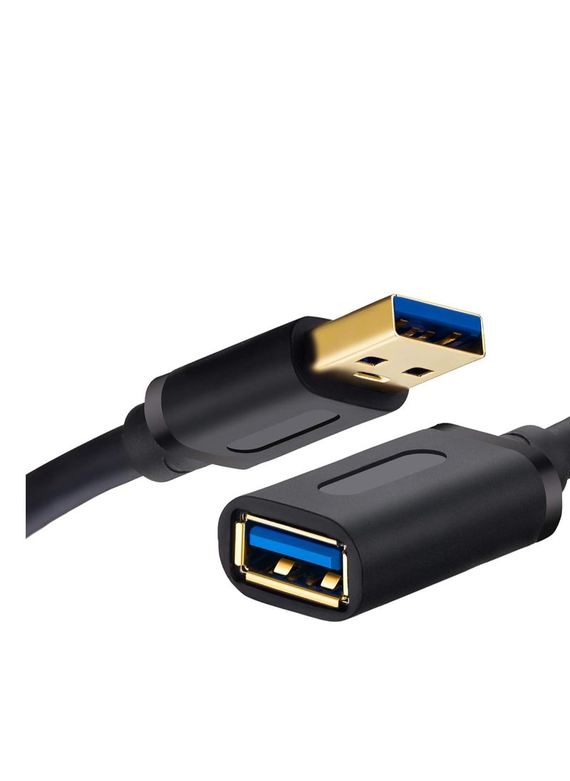 Terabyte - USB Extension Cable 5Mtr,USB A Male to Female Extension Cord USB 3.0 Extender 5Gbps Data Transfer Compatible with Webcam, Phone, USB hub, Mouse, Keyboard, Hard Drive, Headset, - Image 1