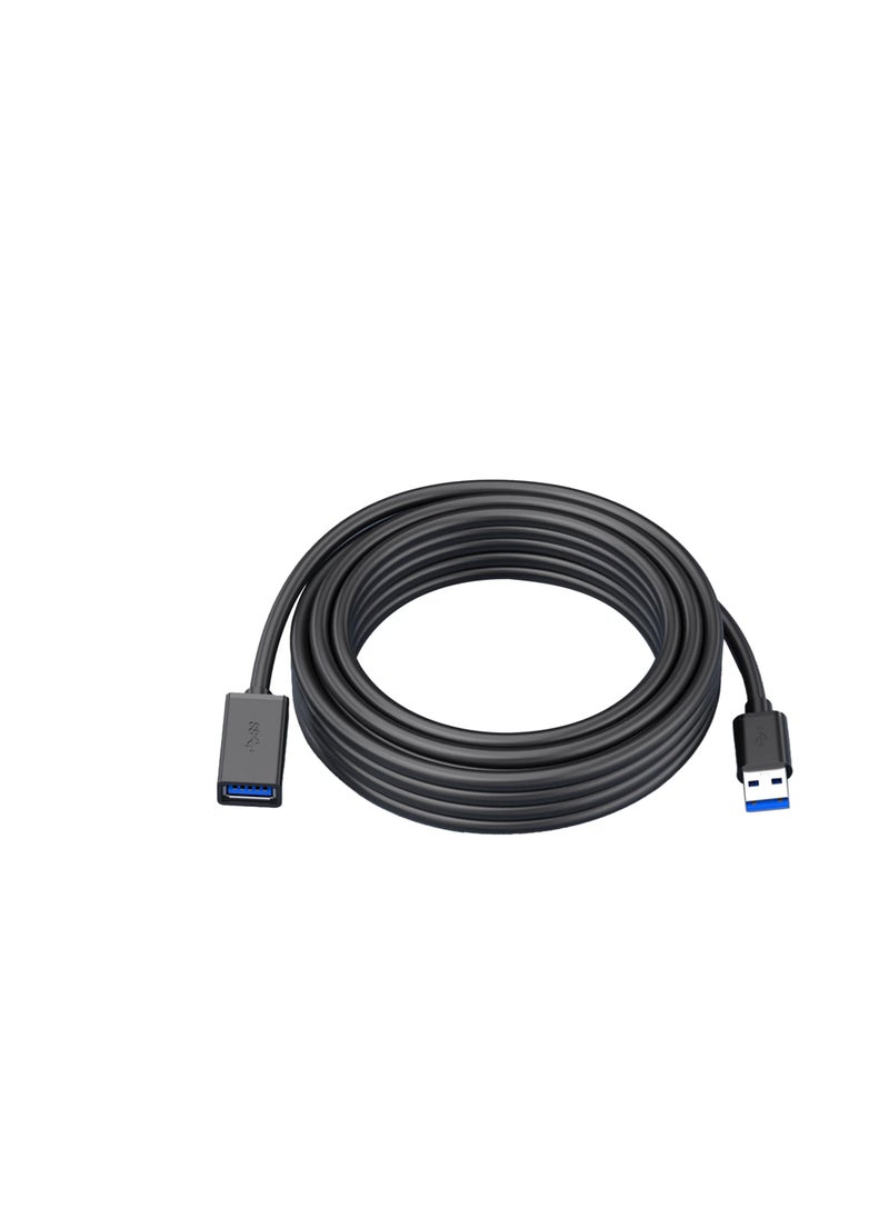 Terabyte - USB Extension Cable 5Mtr,USB A Male to Female Extension Cord USB 3.0 Extender 5Gbps Data Transfer Compatible with Webcam, Phone, USB hub, Mouse, Keyboard, Hard Drive, Headset, - Image 1