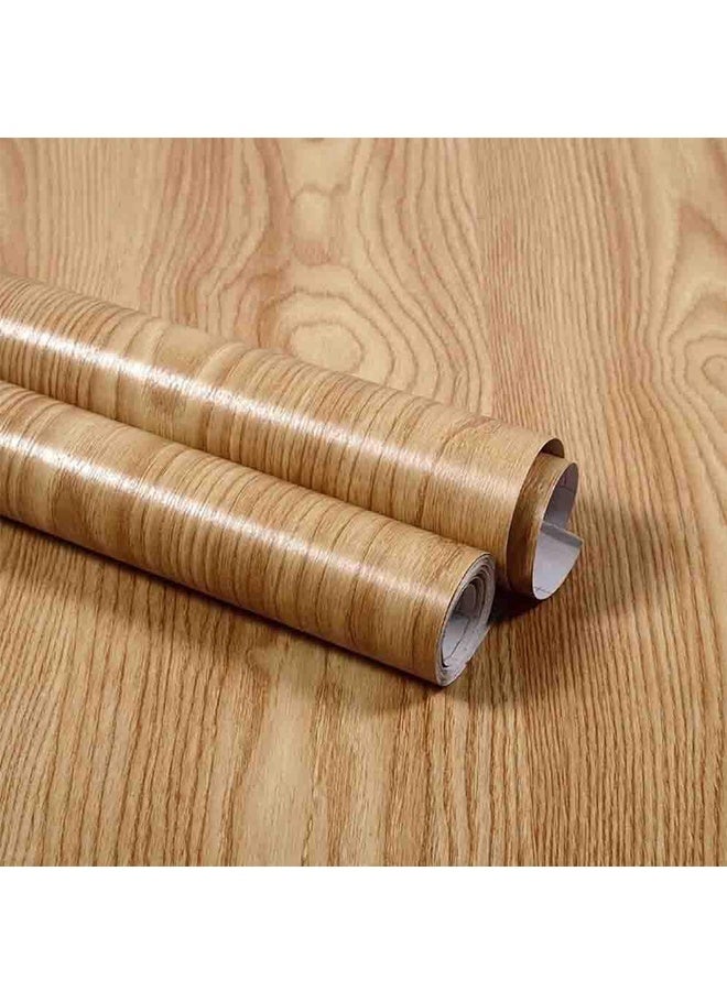 Wood Grain Design Stick Wallpaper,Grain Contact Paper for Cabinets and Drawers Self Adhesive Removable Wallpaper,Waterproof Vinyl 60cm x 300cm ,for Kitchen Countertops Cabinets Dresser Furniture - Image 1