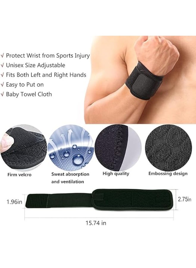 Highly Flexible Wrist Protector & Support Strap – Professional Relief for Carpal Tunnel – Adjustable Compression for Weightlifting & Workouts – Multifunctional Comfort for Men & Women (1 Piece) - Image 4