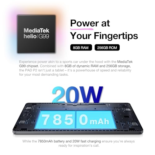 AGM PAD P2 11 inch Android 14 Tablet, 90Hz 480 Nits 1920 * 1200 FHD+ IPS Display, MTK G99, Widevine L1 Certified, Quad Box Stereo Speakers, 7850 mAh, 16(8+8)GB + 256GB[TF 2TB], GPS, Compass, OTG, WiFi - Image 5
