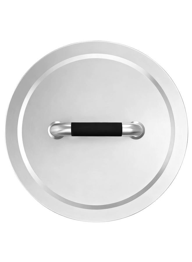 COGRICHBF Solo Stove Bonfire Accessories, 304 Stainless Steel Fire Pits Round Lid with Heat Resistant Handle for Bonfire - Image 1