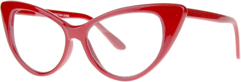 SA106 Womens Goth Mod Chic Classic Retro Cat Eye Optical Glasses - Image 2