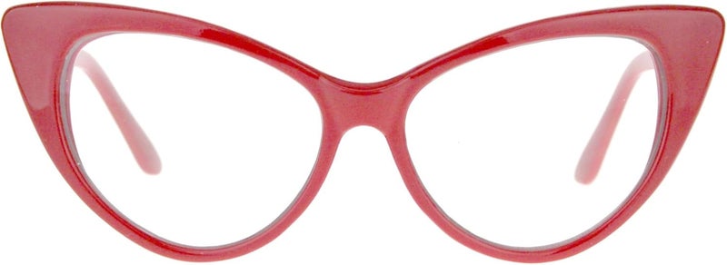 SA106 Womens Goth Mod Chic Classic Retro Cat Eye Optical Glasses - Image 1