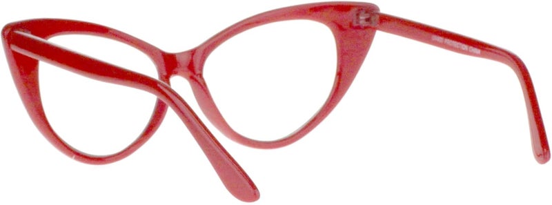 SA106 Womens Goth Mod Chic Classic Retro Cat Eye Optical Glasses - Image 3