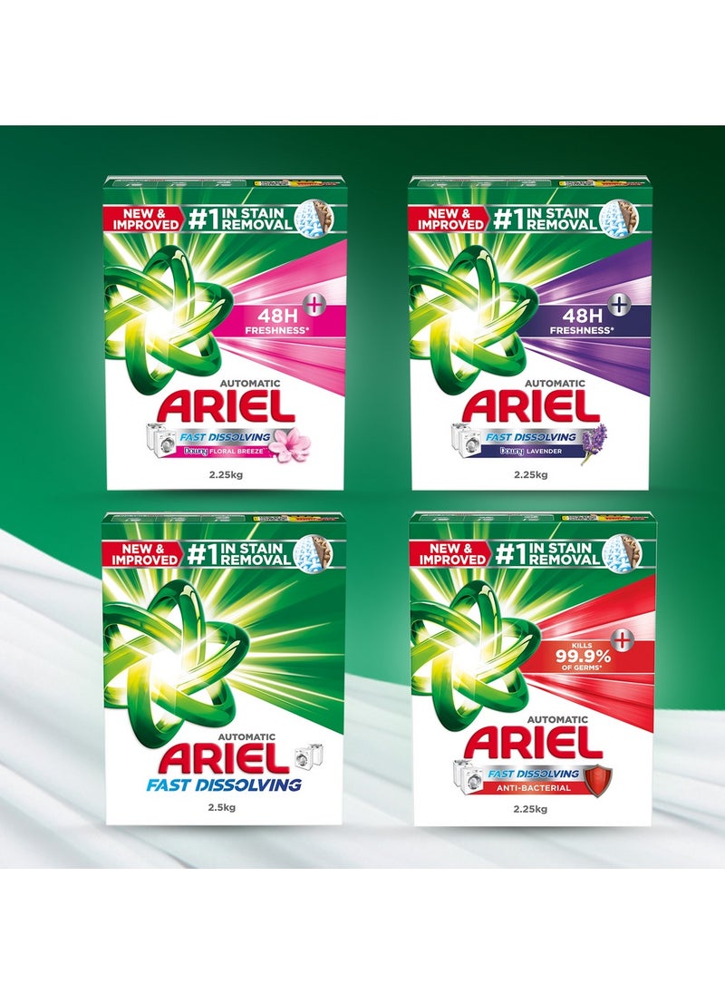 Ariel Fast Dissolving Laundry Detergent Powder With Lavender 4.5kg  - Image 2