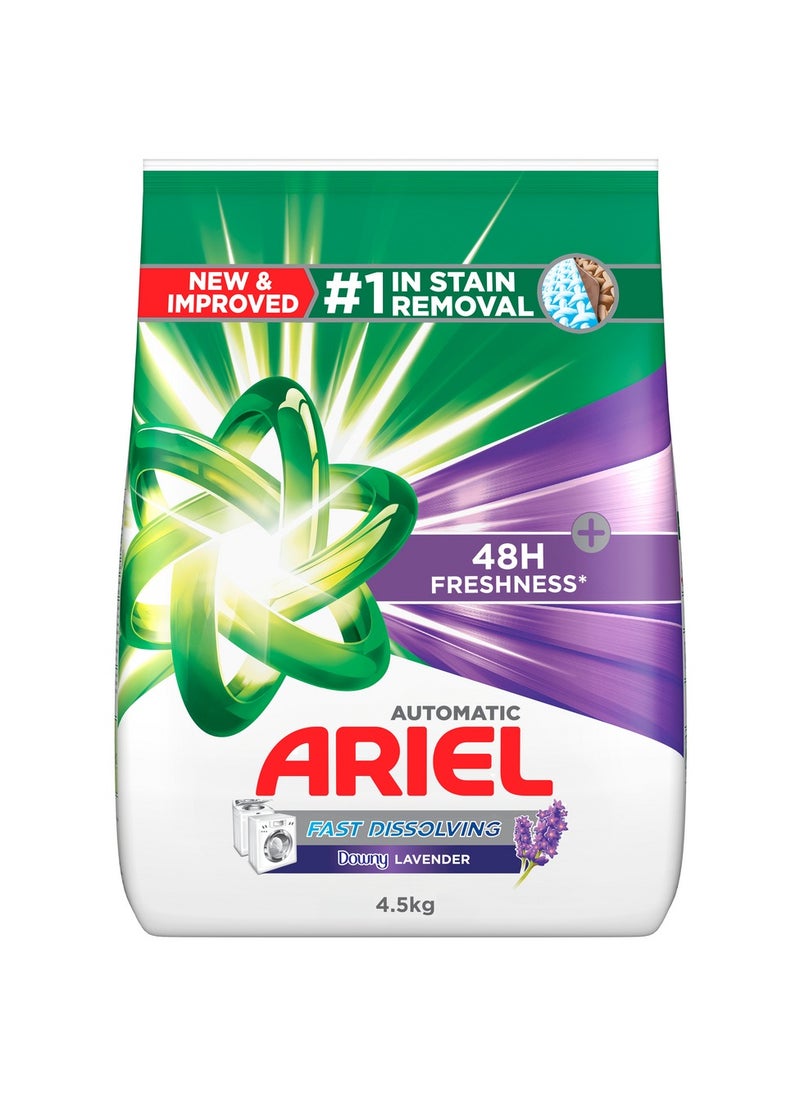 Ariel Fast Dissolving Laundry Detergent Powder With Lavender 4.5kg  - Image 1