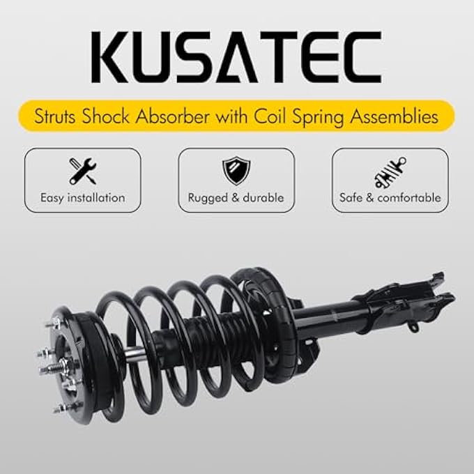 KUSATEC Front Pair Complete Struts Shock Absorber Fit For 20052010 Ford Mustang 172138X2 Struts With Coil Spring Assemblies - Image 3