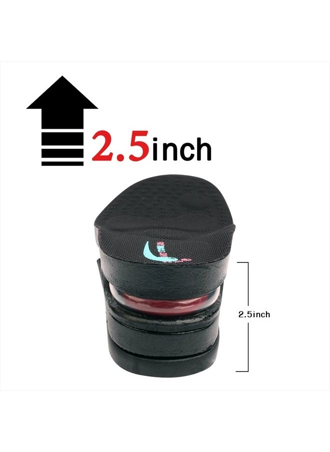 FOOTINSOLE.COM Height Increase Shoe Insoles with Air Cushion (3 Layers (2.5" UP), Large (Men's 7-11))  - Image 3