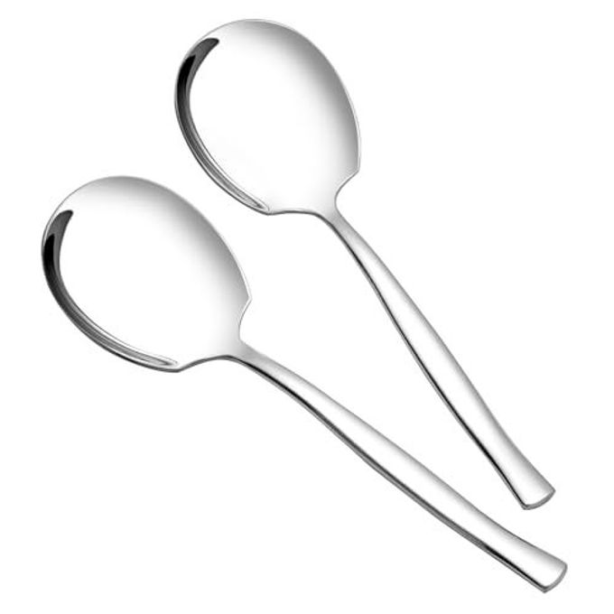 Pekky 8 Pieces Stainless Steel Buffet Serving Spoons