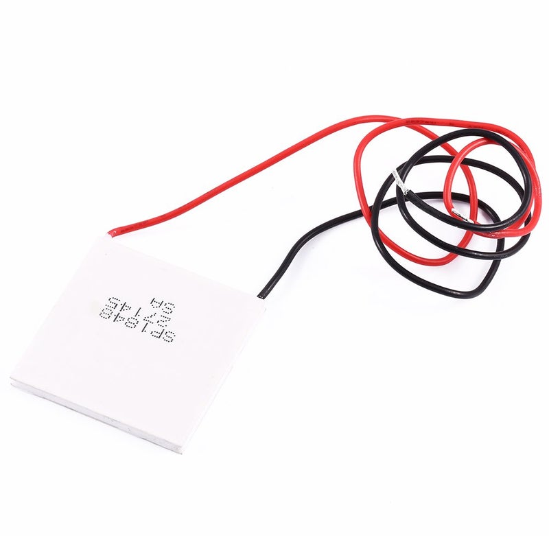 Thermoelectric Peltier Module, High Temperature Thermoelectric Power Generator Peltier TEG 150â„ƒ,White 40x40mm