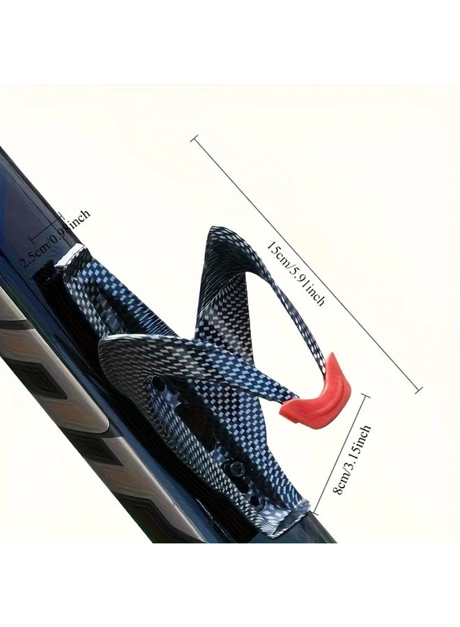 قفص زجاجة ماء من ألياف الكربون للدراجات الجبلية وسباق الطرق خفيف الوزن SHJ HZ ملون - Image 3