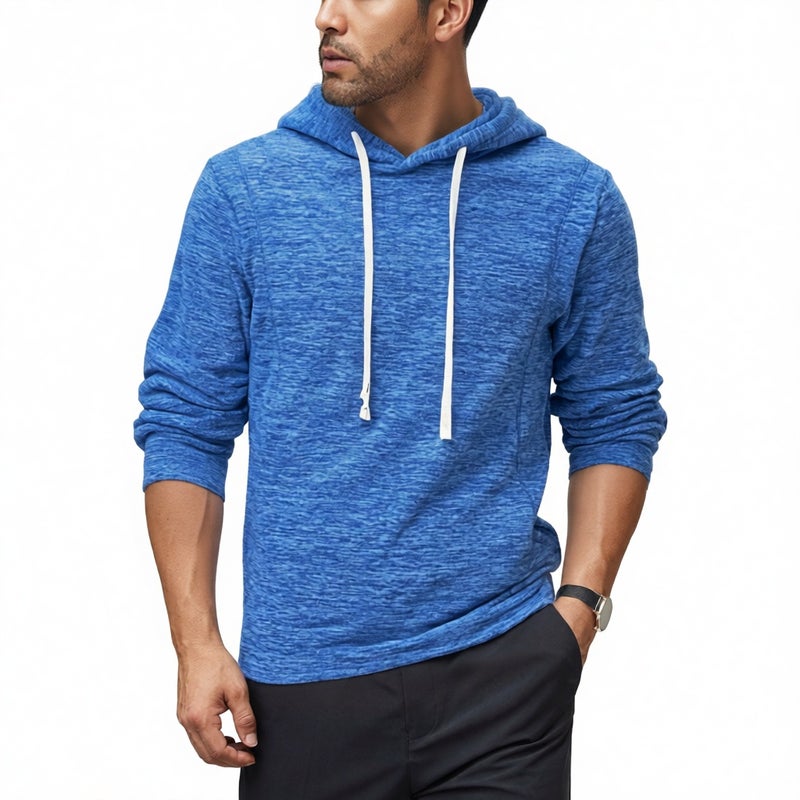 Men's Plus Size Hooded Casual Fleece Hoodie Sweatshirt Outerwear - Image 1