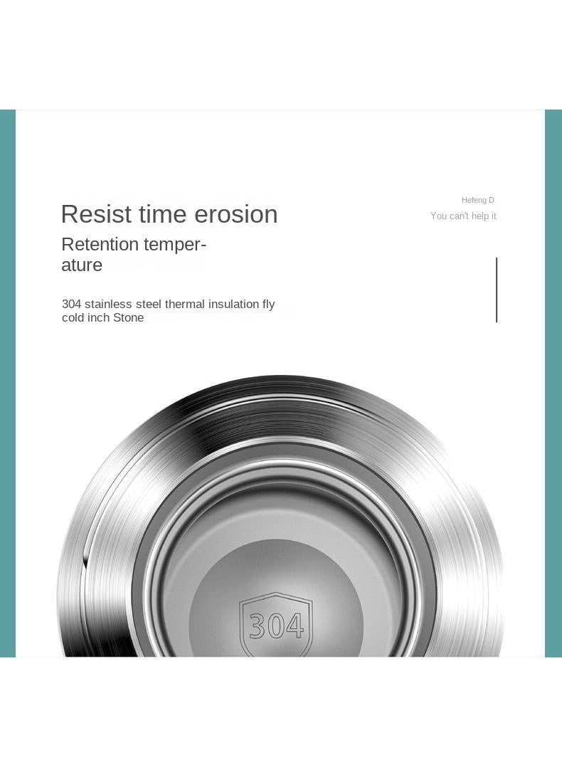 Bluejw زجاجة ماء حرارية مزدوجة الجدار مع قشة من قطعة واحدة متنوعة - Image 3