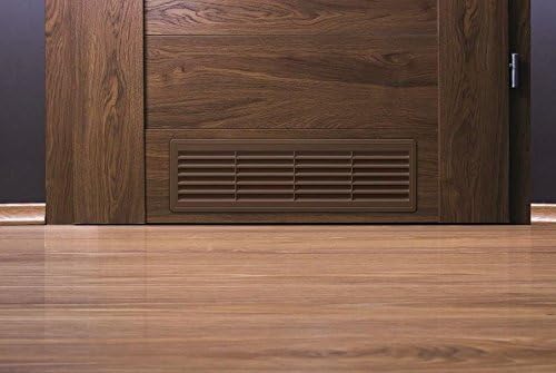 Awenta 120x440mm Internal Door Plastic Ventilation Grille Air Vent Collar Grey Colour - Image 4