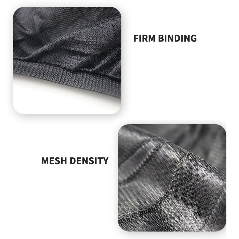 Mesh Side Window Sunshades Cover: Breathable Elastic Mesh Fabric - Universal Fit For 99% Cars SUVs Hatchbacks MPVs - Privacy & UV Protection For Back Seat Passengers Babies - Image 4