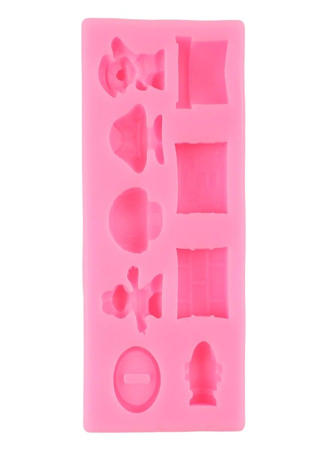 QDMOLDS قوالب سيليكون QDMOLDS ذات 9 فتحات على شكل يوشي، أيقونة مربعة، طوب، تنين، فطر، عملة ذهبية، قوالب كرتونية لتزيين الكيك، الكب كيك، الحلوى، الشوكولاتة، عجينة السكر، والطين البوليمري - Image 3