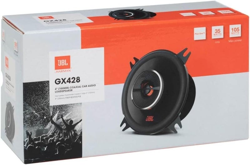 JBL GX428 105 Watts Max, GX Series 4" 2-Way Coaxial Car Audio Speakers - Image 3