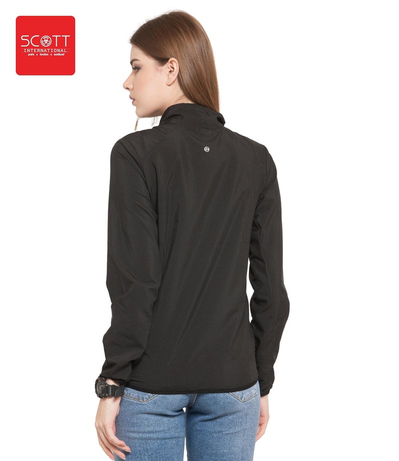 Scott International Womens Polyester Idry Jacket| Breathable Summer Standard Length Jacket For Women| Lightweight Women's Jackets, Water-Repellent Standard Length Jackets For Women, X_Large,Multi - Image 2