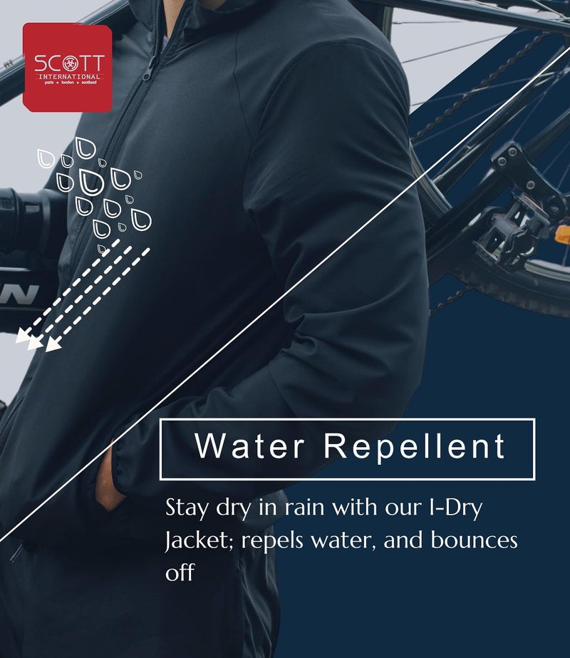 Scott International Womens Polyester Idry Jacket| Breathable Summer Standard Length Jacket For Women| Lightweight Women's Jackets, Water-Repellent Standard Length Jackets For Women, X_Large,Multi - Image 4
