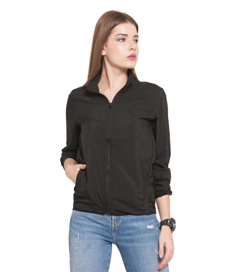 Scott International Womens Polyester Idry Jacket| Breathable Summer Standard Length Jacket For Women| Lightweight Women's Jackets, Water-Repellent Standard Length Jackets For Women, X_Large,Multi - Image 1