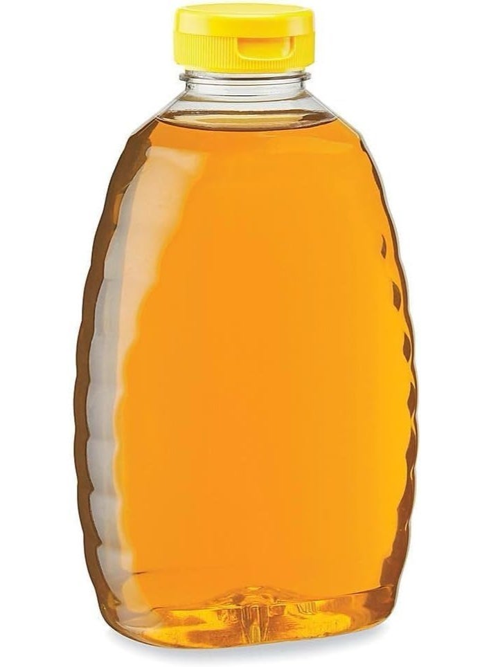 الأقصر زجاجة عسل بلاستيك فارغة 720 مل SQUEEZE DISPENSER بغطاء Flip Top – زجاجة متعددة الاستخدام للكاتشب، المايونيز، الشراب، الصوص، زيت الطبخ، عسل، حاوية بهارات، BPA FREE آمنة غذائياً، مانعة للتسرب، قابلة لإعادة الاستخدام، زجاجات مطبخ - Image 1