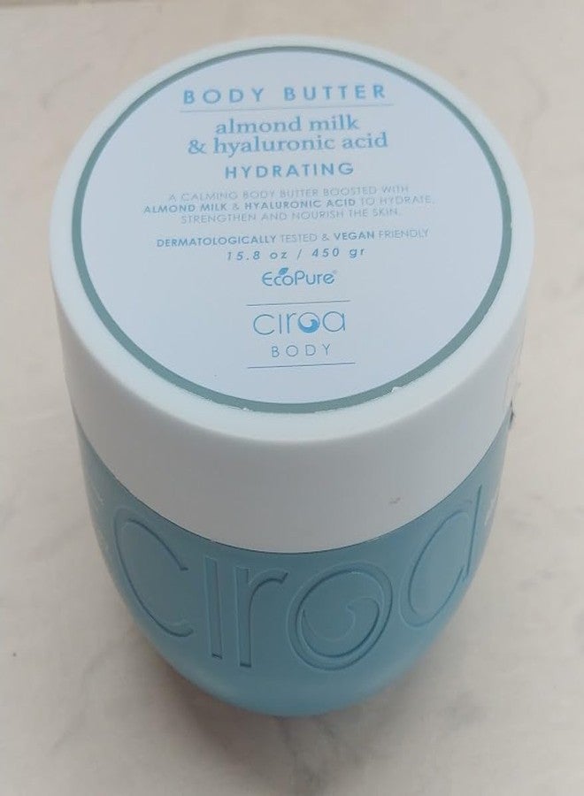 Ciroa, ALMOND MILK & HYALURONIC ACID, BODY BUTTER, 15.8 oz (450gr) Hydrating, (Pack of One) - Image 1