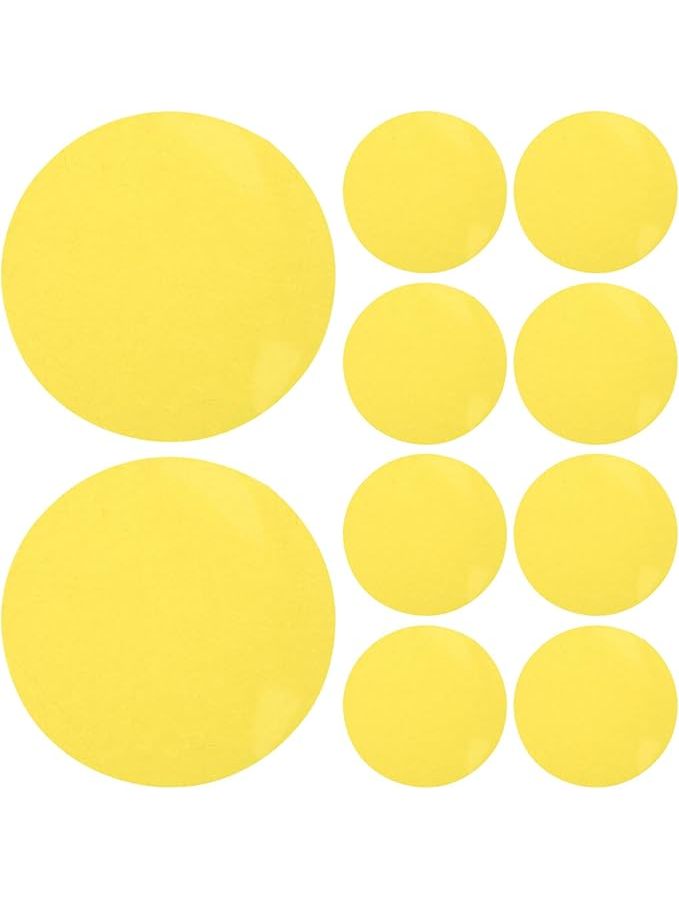 20 Pcs Yellow Lighting Color Film Filter Stickers for LED Lamps - Image 1