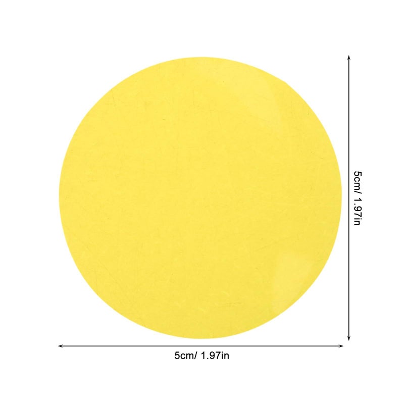 20 Pcs Yellow Lighting Color Film Filter Stickers for LED Lamps - Image 3