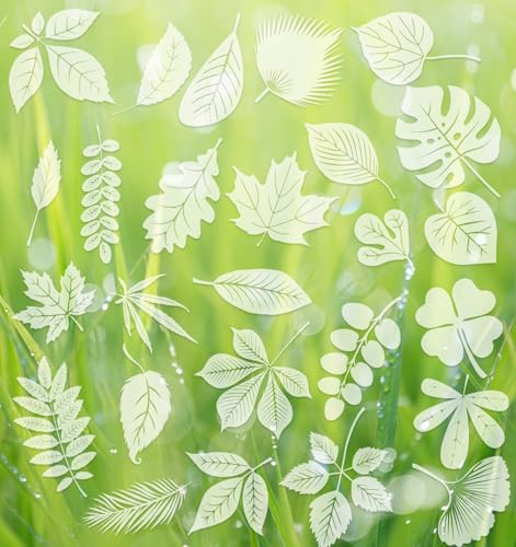 ValueBargain Window Clings for Birds, 26 Pcs Window Decals to Prevent Bird Strikes - Image 1