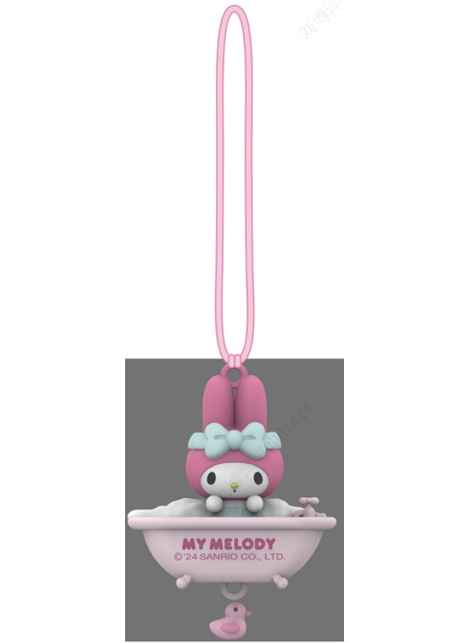 Miniso - Bring My Melody into your car with this cute Body Wash Series hanging ornament. - Image 1