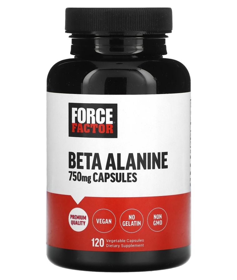 Force Factor Beta Alanine 750 mg 120 Vegetable Capsules