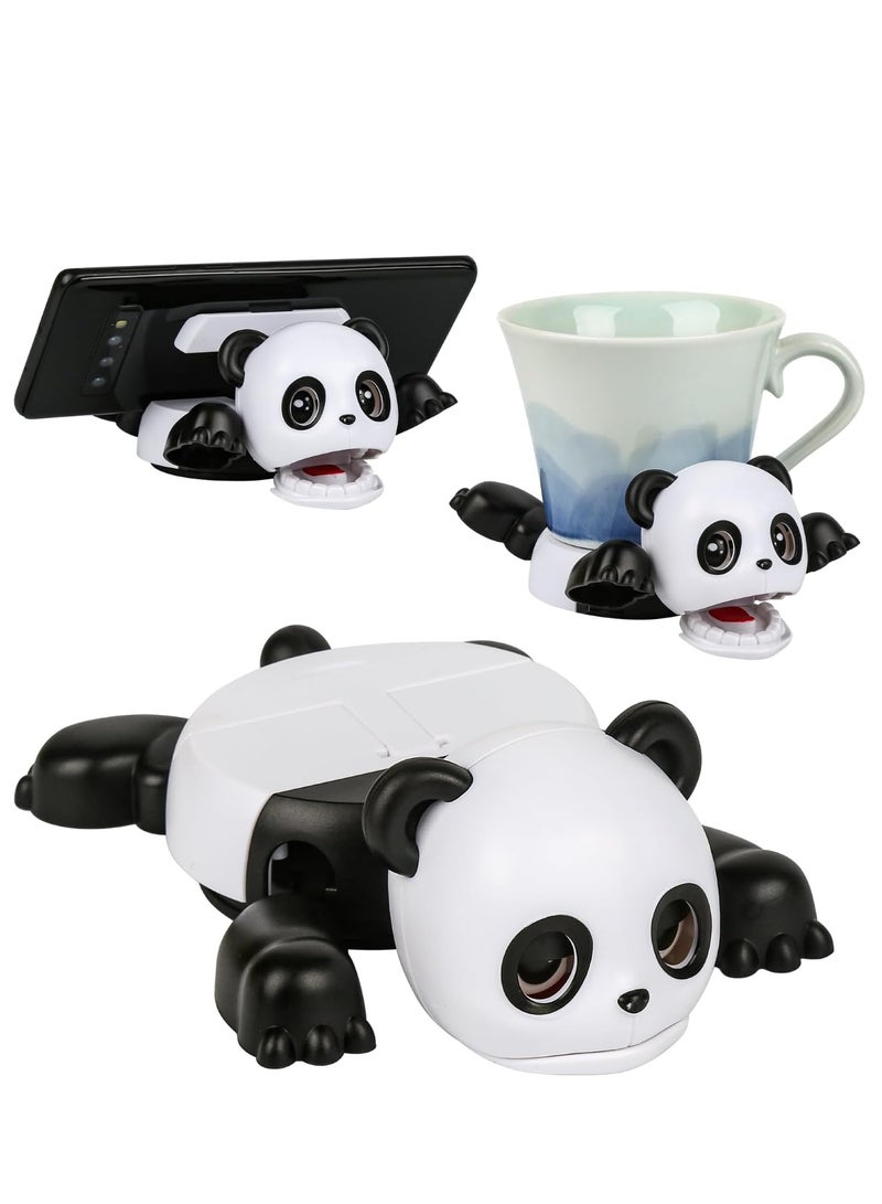 2 في 1 باندا كوستر ودرج الهاتف 2، ملحق مكتب تخفيف الضغط المرح لمدرسة وزارة الداخلية والسفر، مناسب كهدية لشهر رمضان - Image 1