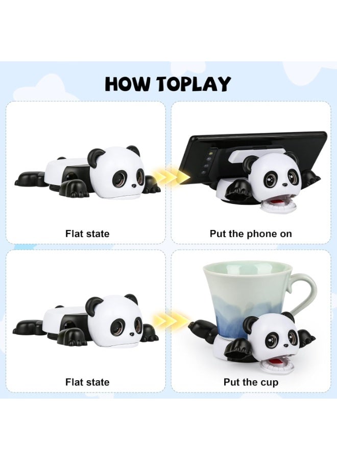 2 في 1 باندا كوستر ودرج الهاتف 2، ملحق مكتب تخفيف الضغط المرح لمدرسة وزارة الداخلية والسفر، مناسب كهدية لشهر رمضان - Image 2