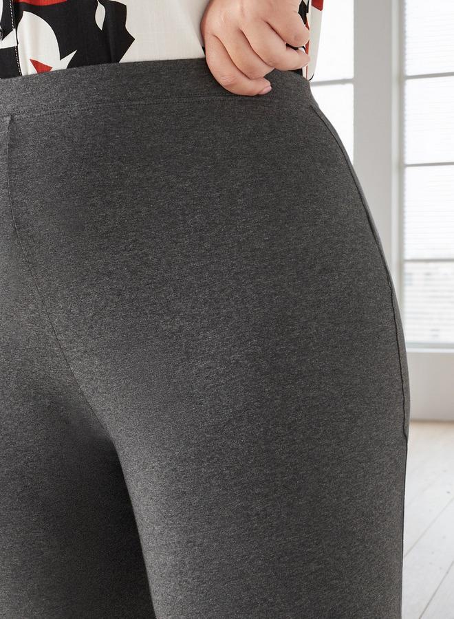 Ulla Popken Plus Size Ulla Popken Leggings with Elasticated Waistband - Image 4