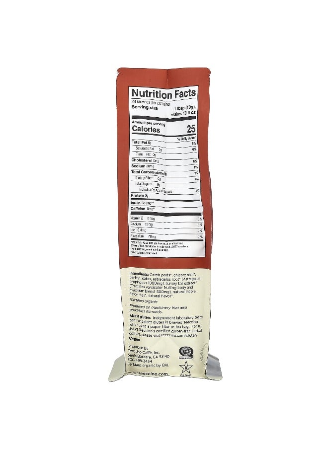teeccino - Teeccino, Mushroom Herbal Coffee, Turkey Tail Astragalus, Toasted Maple, Medium Roast, Caffeine Free, 10 oz (284 g) - Image 1