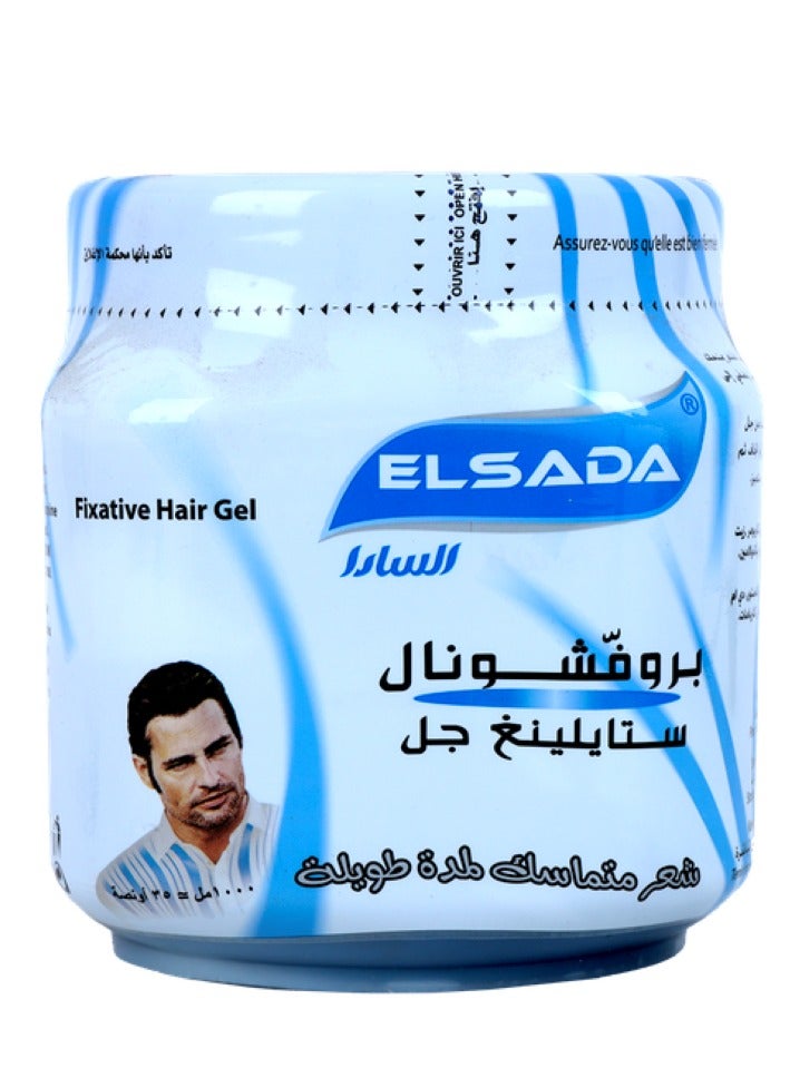 السادا جل تصفيف الشعر ستايلينغ الاحترافي من السادا 1000 مل الازرق - Image 1