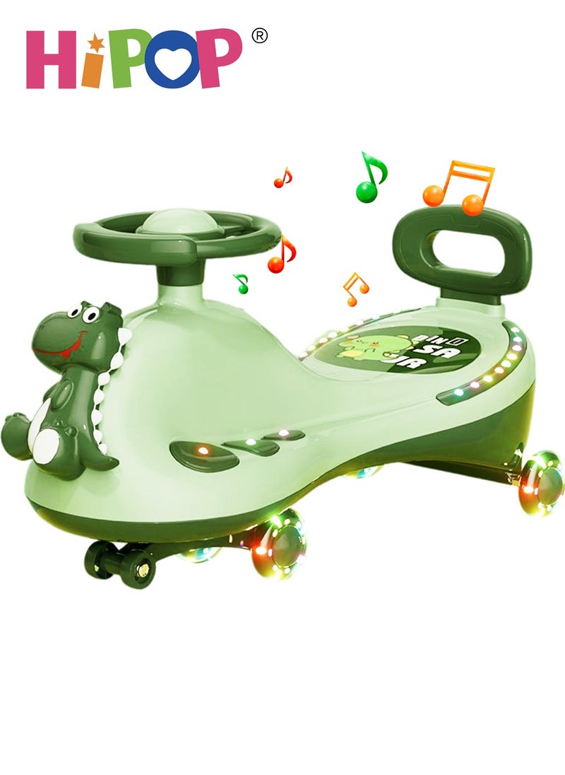 HIPOP Ride on Toys for Kids,Magic Swing Ride on Car,Twist Car with Music and Light,Silent and Anti-Rollover,Ideal Car Toys for Kids and Toddler  - Image 1