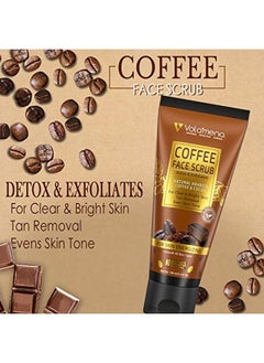 VOLAMENA WITH DEVICE Coffee Face Scrub With Cocoa And Arabica Coffee For Clear & Bright Skin 100 Ml  - Image 3