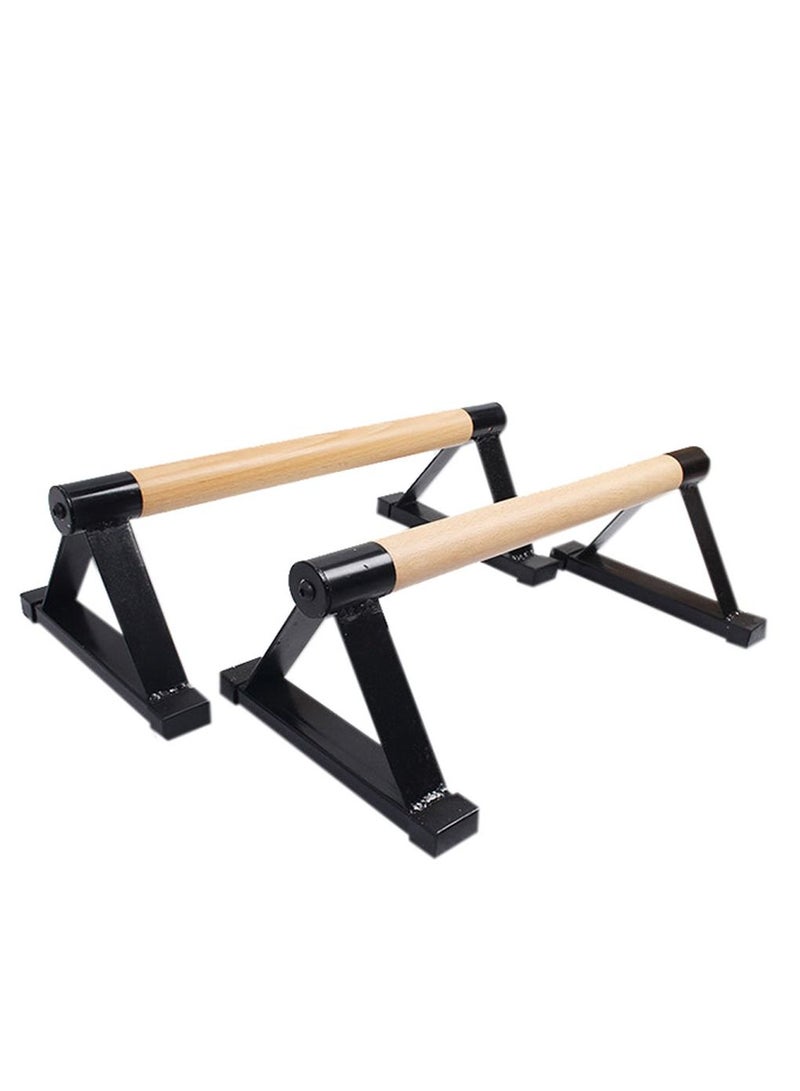 COMMANDO Pair Of Wooden Push-Ups Bar For Strength Training And Fitness - Image 1