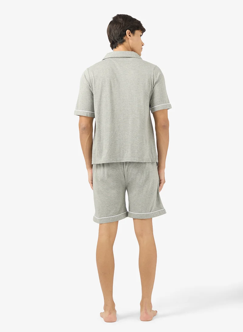 Seventy Five Nightwear Shirt & Shorts Set