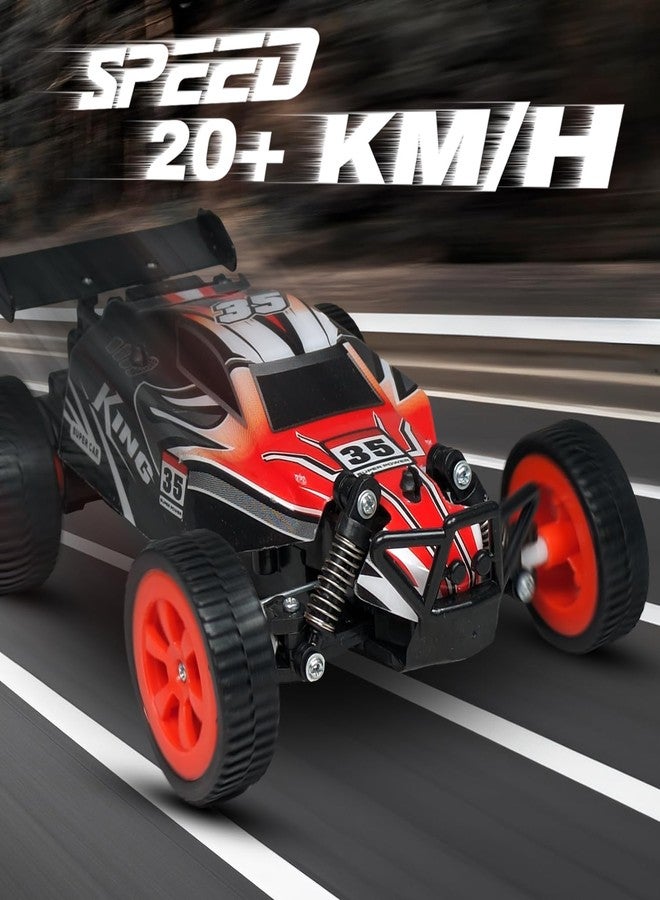 KIPA GAMING Remote Control Racing Car, 1:20 Scale RC Buggy, High-Speed Off-Road Vehicle with USB Charging (F1 Rider - Red) - Image 4