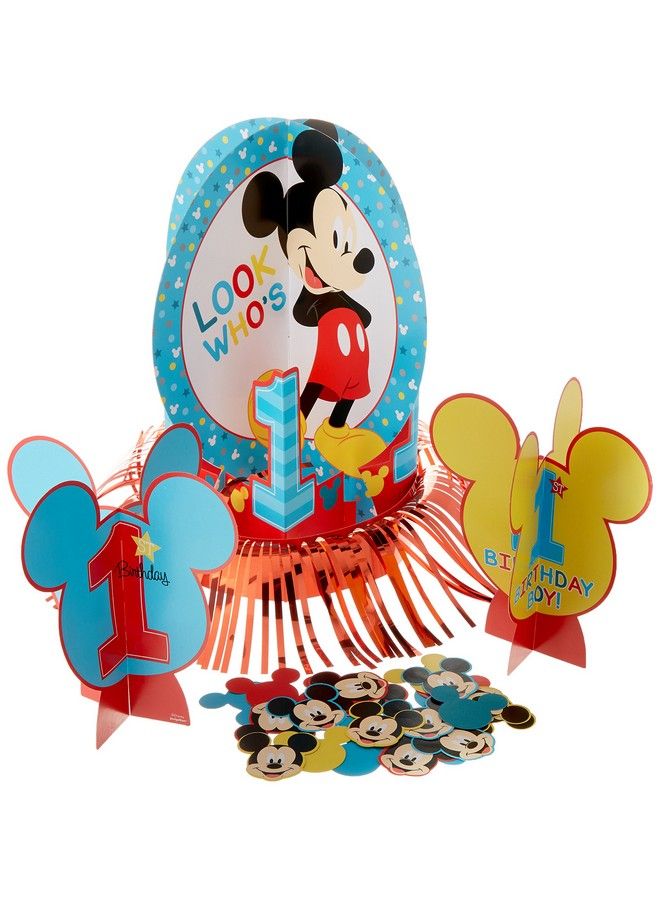 Amscan 281833 Disney© Mickey'S"Fun To Be One" Table Decorating Kit 1 Pack (23 Pcs) Birthday - Image 1