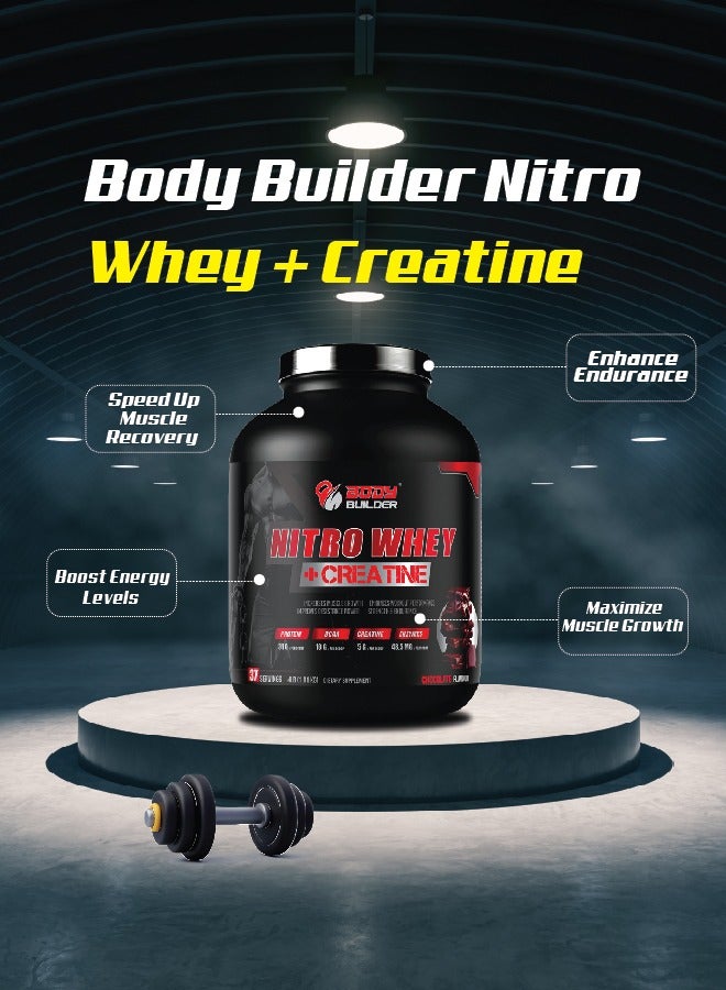 Body Builder Nitro Whey + Creatine Vanilla 4lbs